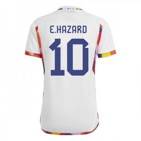 Camiseta de fútbol Bélgica Hazard 10 2ª equipación Copa Mundo 2022